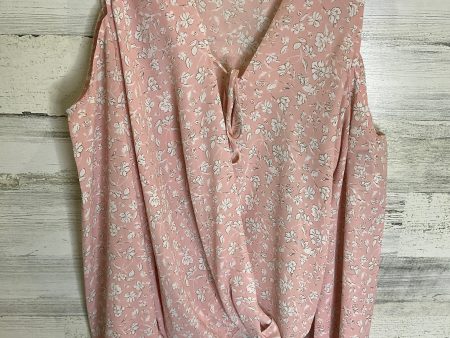 Pink Top Long Sleeve Lumiere, Size S Online Sale