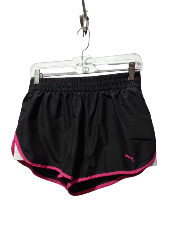 Black & Pink Athletic Shorts Puma, Size S Online Hot Sale