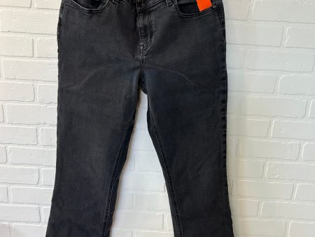 Black Denim Jeans Straight Maurices, Size 14 Online now