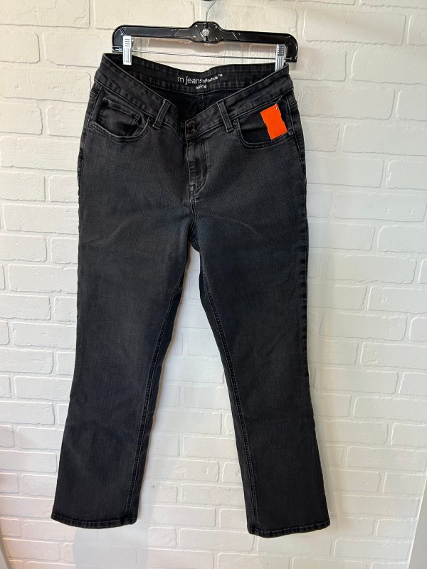 Black Denim Jeans Straight Maurices, Size 14 Online now