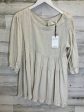 Tan Tunic Long Sleeve Umgee, Size S Supply