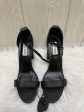 Black Sandals Heels Block Steve Madden, Size 10 on Sale