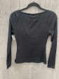 Black Top Long Sleeve Clothes Mentor, Size S Cheap