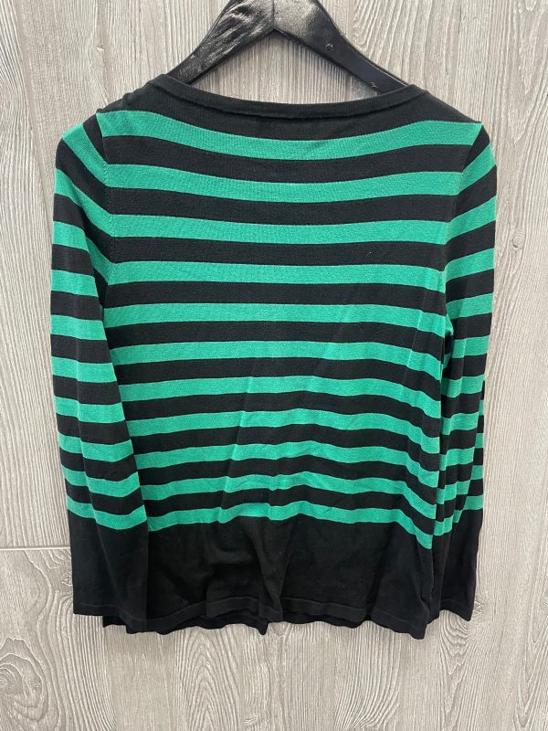 Striped Pattern Top Long Sleeve Jones New York, Size Petite  M Online