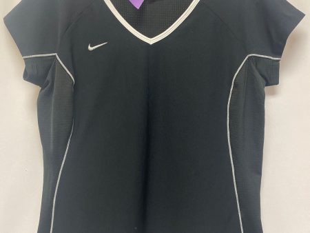 Black Top Short Sleeve Nike, Size L For Cheap