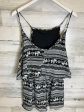 Black & White Romper Rue 21, Size M Fashion