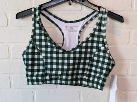 Green & White Athletic Bra Cmc, Size M Cheap