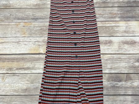 Striped Pattern Dress Casual Maxi Wild Fable, Size M For Cheap