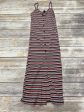 Striped Pattern Dress Casual Maxi Wild Fable, Size M For Cheap