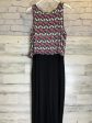 Black & Pink Dress Casual Maxi Falls Creek, Size L For Cheap