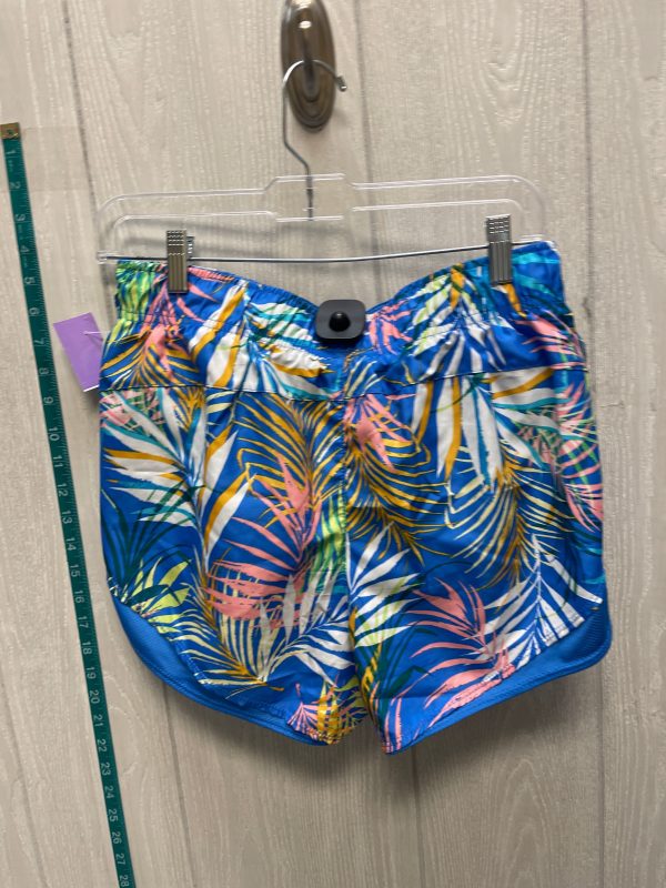 Tropical Print Athletic Shorts Athletic Works, Size M Sale