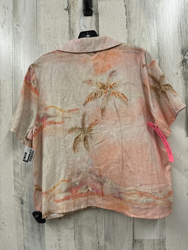 Pink Top Short Sleeve Rachel Zoe, Size M Hot on Sale