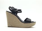 Black Sandals Designer Michael By Michael Kors Size: 7.5 Sale