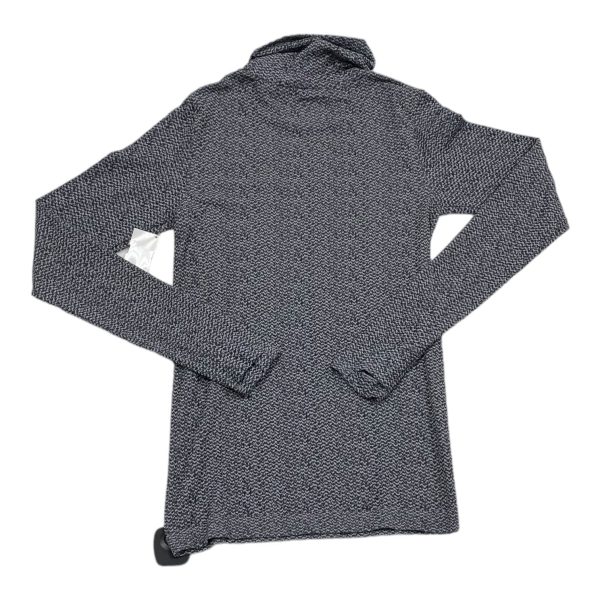 Grey Athletic Top Long Sleeve Collar Athleta, Size Xs Hot on Sale