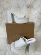 White Sandals Heels Block Steve Madden, Size 10 Online Hot Sale