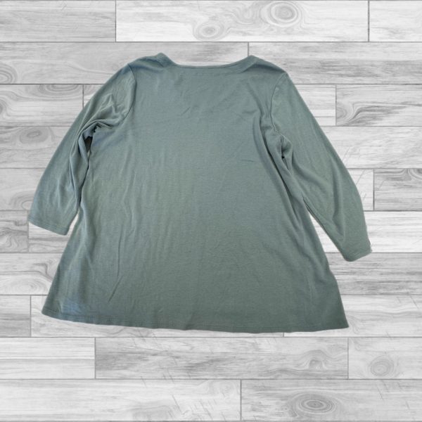 Teal Top 3 4 Sleeve Basic J. Jill, Size L Hot on Sale