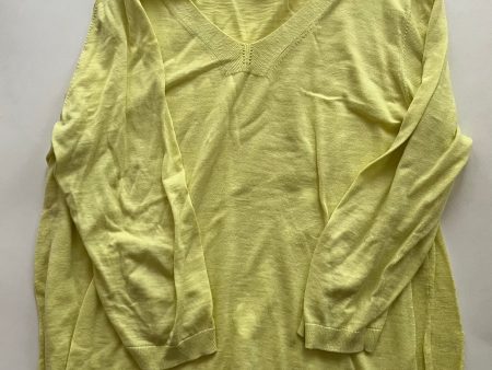 Yellow Top Long Sleeve Talbots, Size Xl Hot on Sale