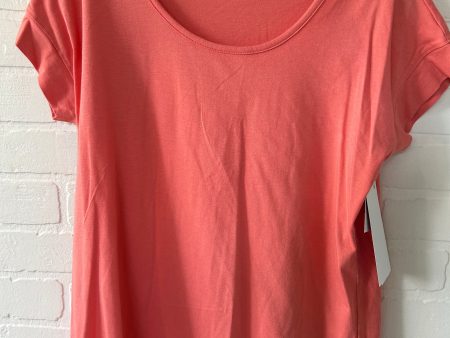 Orange Top Short Sleeve Basic Talbots, Size M Online now