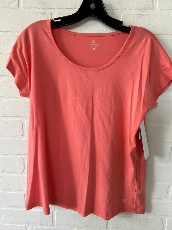 Orange Top Short Sleeve Basic Talbots, Size M Online now