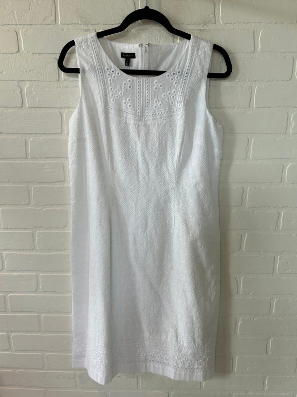 White Dress Casual Short Talbots, Size S Online Hot Sale