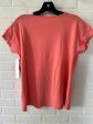 Orange Top Short Sleeve Basic Talbots, Size M Online now