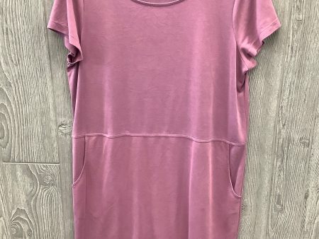 Purple Dress Casual Short Tahari By Arthur Levine, Size L For Cheap