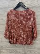 Red Top 3 4 Sleeve Clothes Mentor, Size M Online Sale