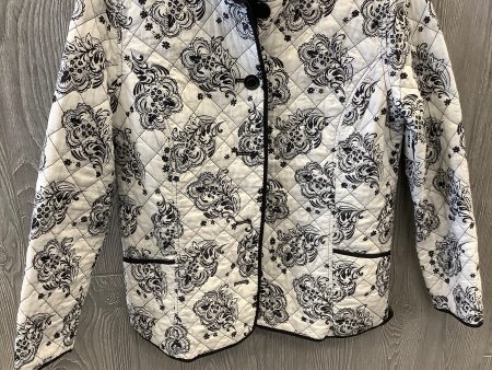 Black & White Jacket Puffer & Quilted Croft And Barrow, Size M For Discount