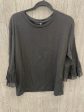 Black Top Long Sleeve Massini, Size L For Discount