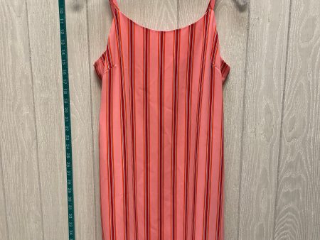 Striped Pattern Dress Casual Short Glamour, Size M Hot on Sale