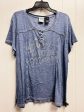 Blue Top Short Sleeve Harley Davidson, Size 1x Online Sale