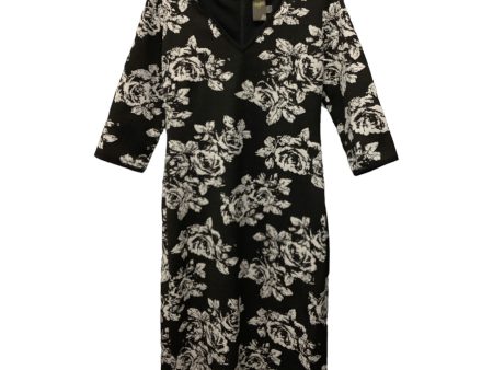 Black & White Dress Party Midi Taylor, Size 10 Fashion