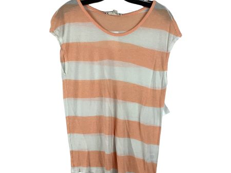 Striped Pattern Top Short Sleeve Basic Joie, Size Xs Hot on Sale