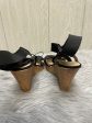 Black Sandals Heels Wedge Cl By Chinese Laundry, Size 9 Sale