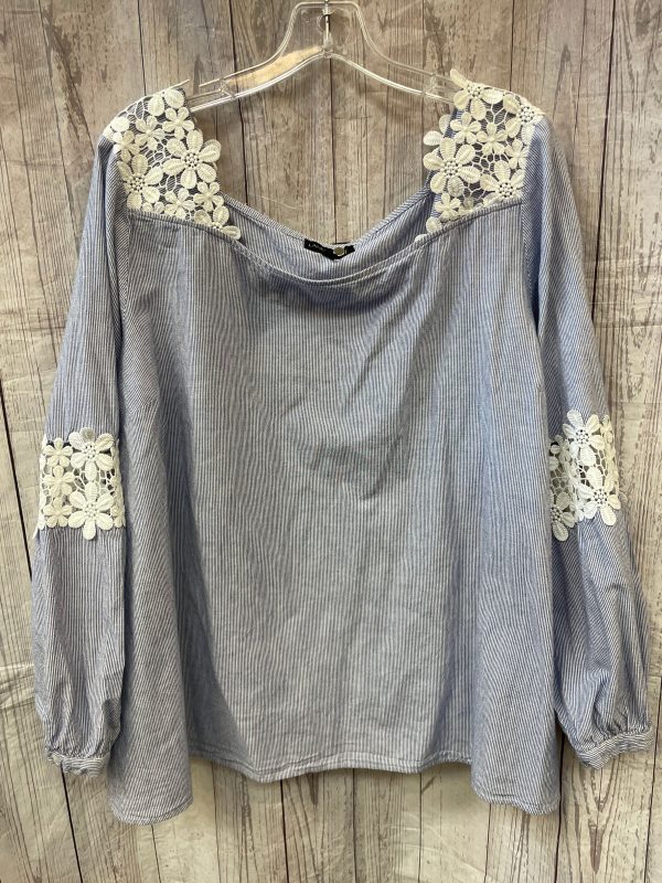 Top Long Sleeve By Lane Bryant O  Size: 3x For Cheap