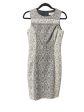 Snakeskin Print Dress Designer Badgley Mischka, Size 2 For Sale