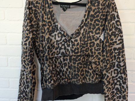 Animal Print Top Long Sleeve Lucky Brand, Size L Supply