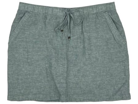 GREEN SKIRT MINI & SHORT by FALLS CREEK Size:XL For Cheap