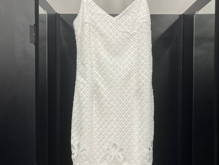 White Dress Party Midi White House Black Market, Size S For Discount