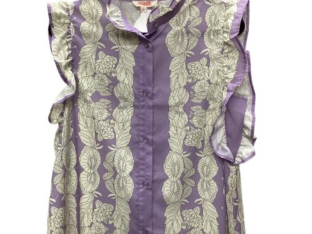 Purple Top Sleeveless Clothes Mentor, Size L Hot on Sale