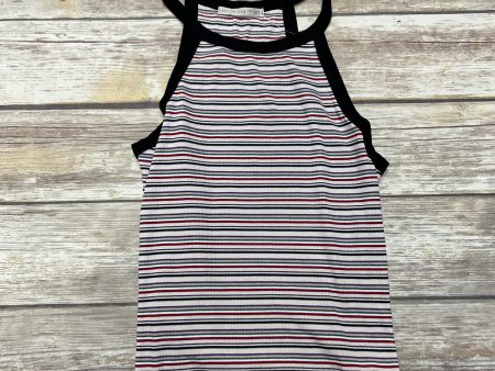 Striped Pattern Tank Top Active Usa, Size M Online Sale