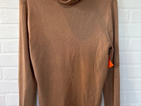 Tan Top Long Sleeve Chicos, Size L Online now