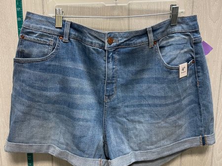 Blue Denim Shorts Time And Tru, Size 20 on Sale