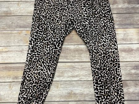 Animal Print Pants Joggers Cabi, Size L on Sale