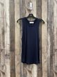 Navy Top Sleeveless Double Zero, Size M For Cheap