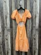 Orange Dress Casual Midi Cme, Size Xs For Discount