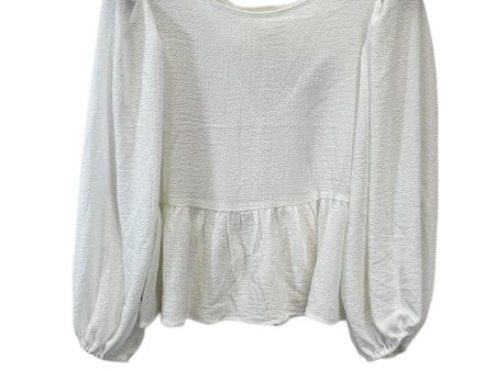 White Top Long Sleeve Express, Size Xs Cheap