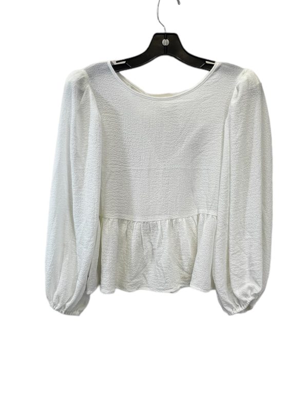 White Top Long Sleeve Express, Size Xs Cheap