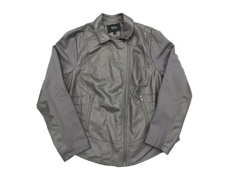 Grey Jacket Moto Torrid, Size 2x For Sale