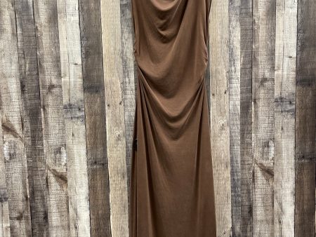 Brown Dress Casual Maxi Cme, Size L Sale